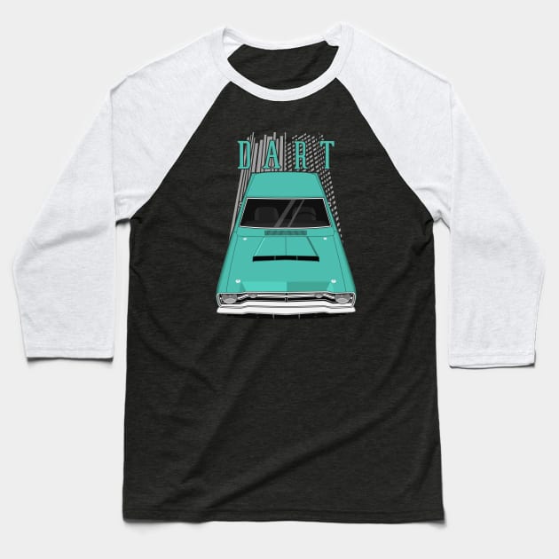 Dodge Dart 1968 - turquoise Baseball T-Shirt by V8social